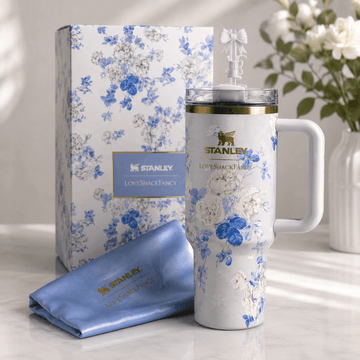 Stanley LoveShackFancy Tumbler 40 OZ Everblooming Rosettes