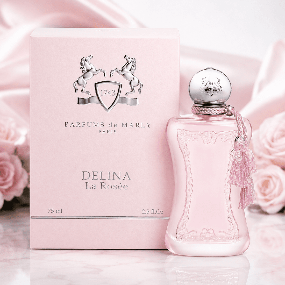 Delina La Rosée Eau de Parfum for Women - 2.5 oz Luxury