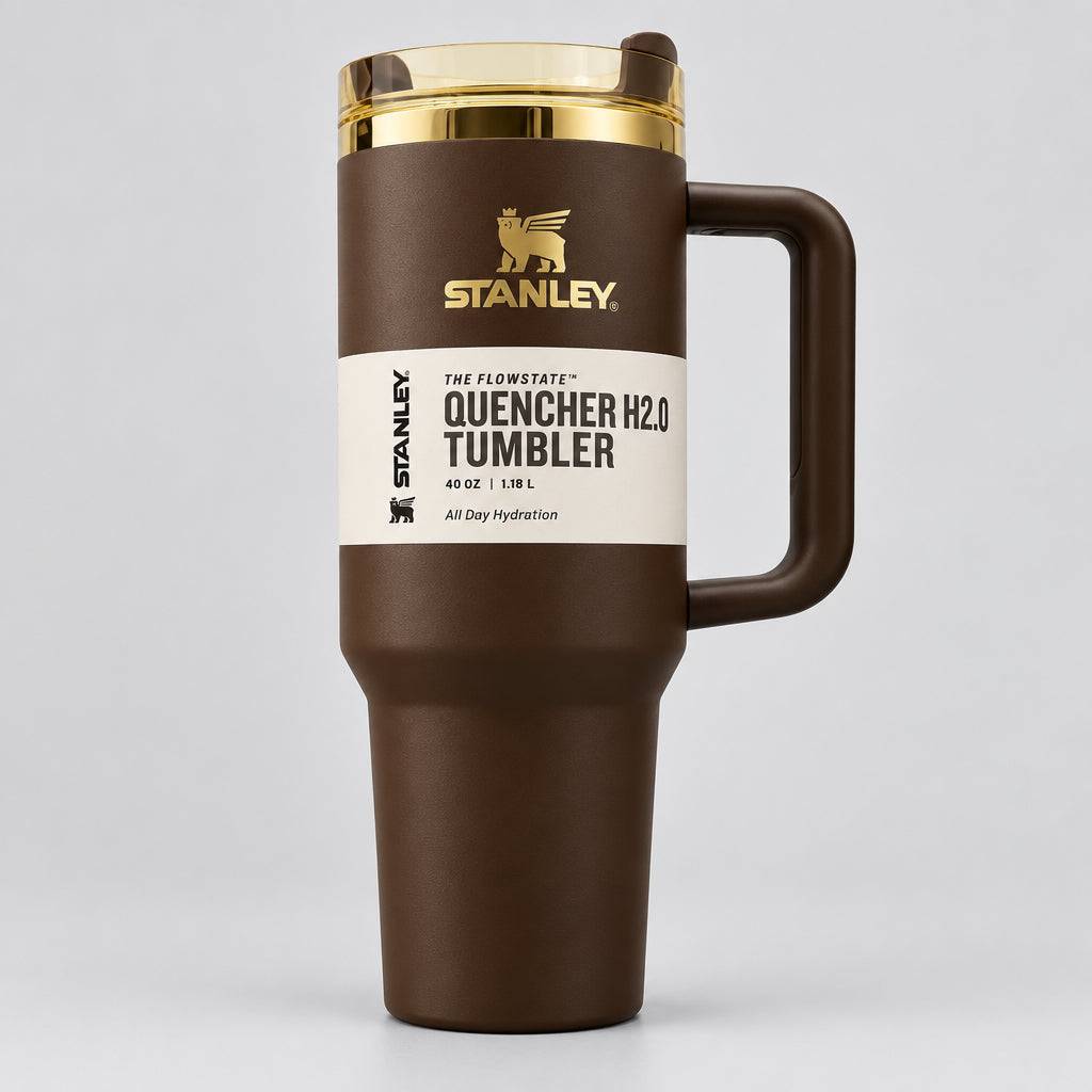 Chocolate Gold Quencher 40oz Tumbler Flowstate H2.0 Factory Sealed