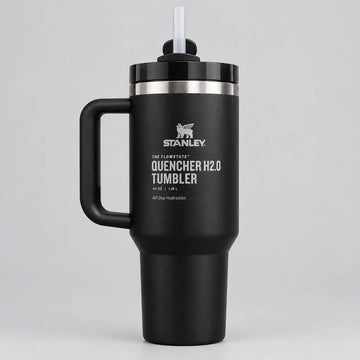 BLACK 40oz Quencher H2.0 FlowState Stainless Steel Vacuum Tumbler