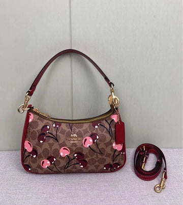COACH Teri Shoulder Bag with Cherry Print Design