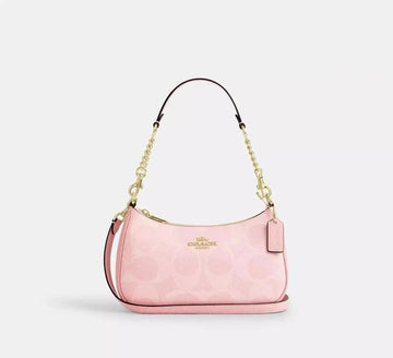 Stylish COACH Teri Shoulder Bag CAL51 in Signature Canvas