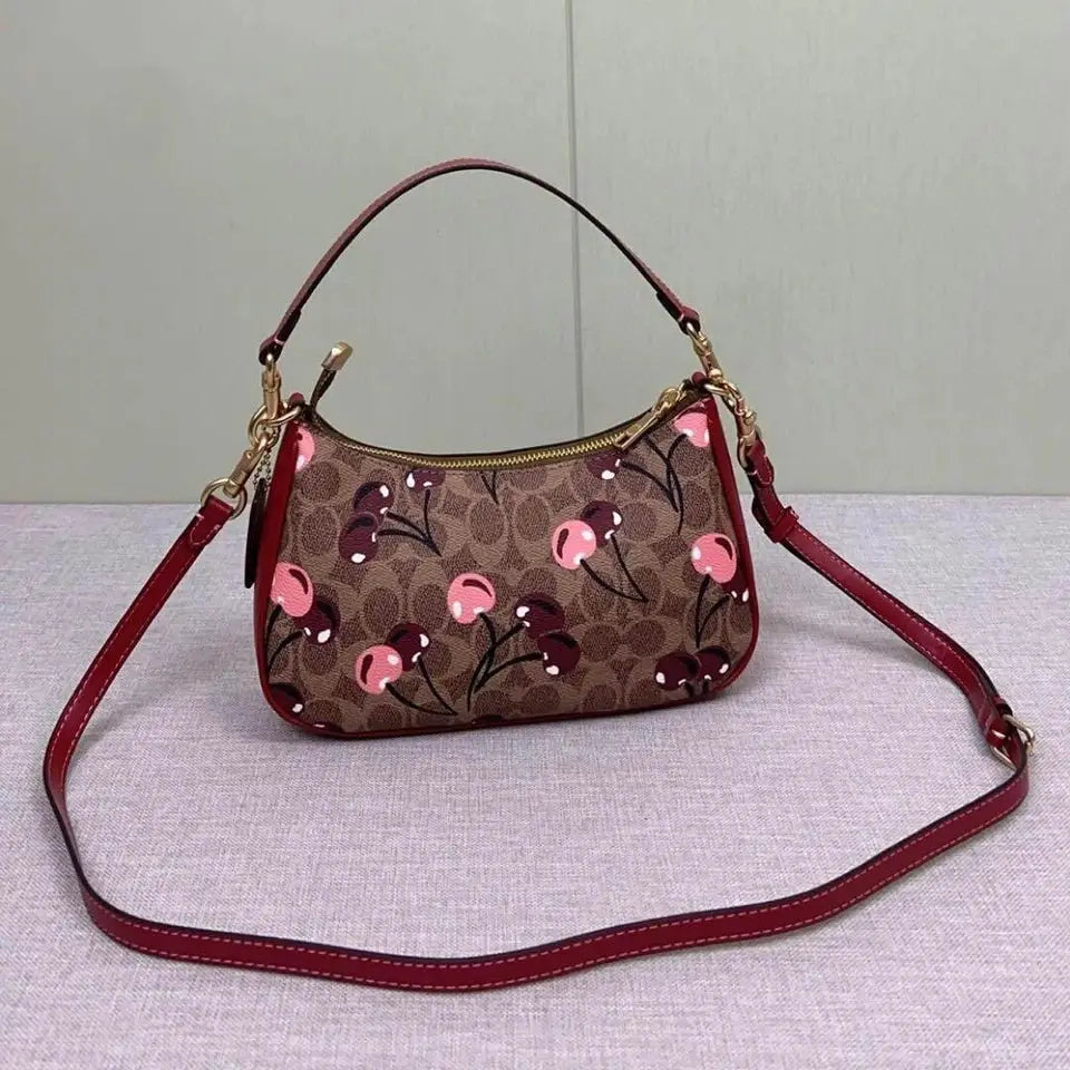 COACH Teri Shoulder Bag with Cherry Print Design